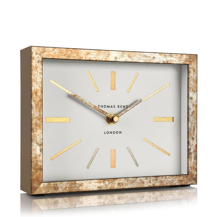 Thomas Kent London. Smithfield Mantel Clock Bronze *NEW PRE-ORDER DEL MID MAY* - TheArtistsQuarter