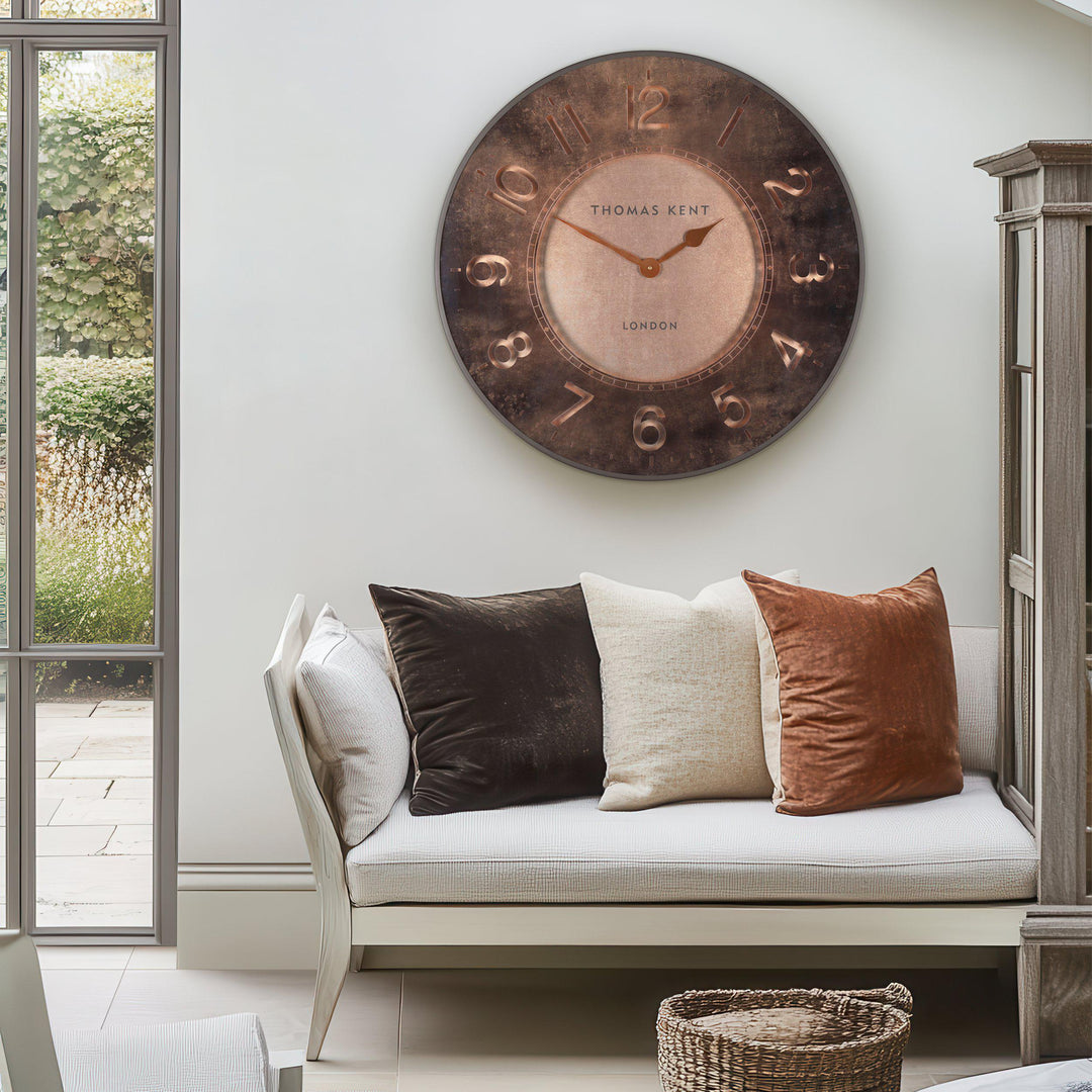 Thomas Kent London. Sovereign Wall Clock Gold 30" *NEW* - TheArtistsQuarter