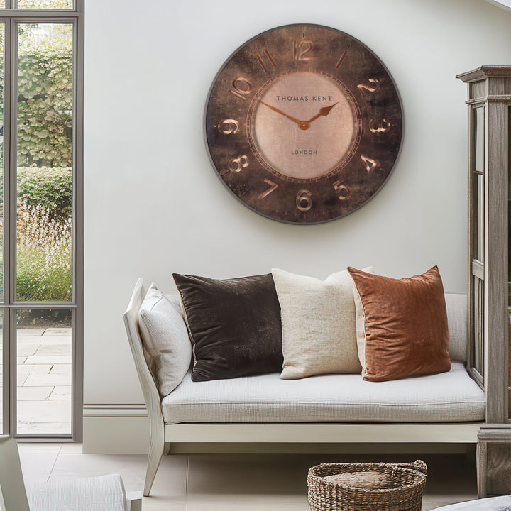 Thomas Kent London. Sovereign Wall Clock Gold 30" *NEW* - TheArtistsQuarter