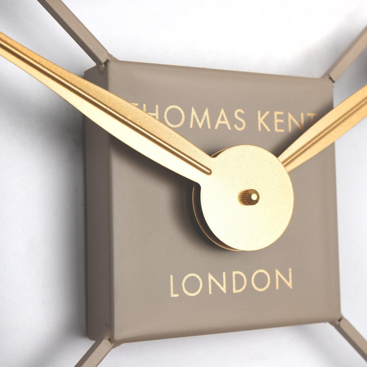 Thomas Kent London. Summer House Outdoor/Indoor Wall Clock Square Taupe *PRE-ORDER DEL LATE MAY* - TheArtistsQuarter