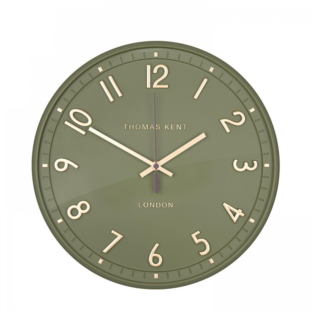 Thomas Kent London. Tresco Wall Clock 14" (36cm) Clover *NEW* - TheArtistsQuarter
