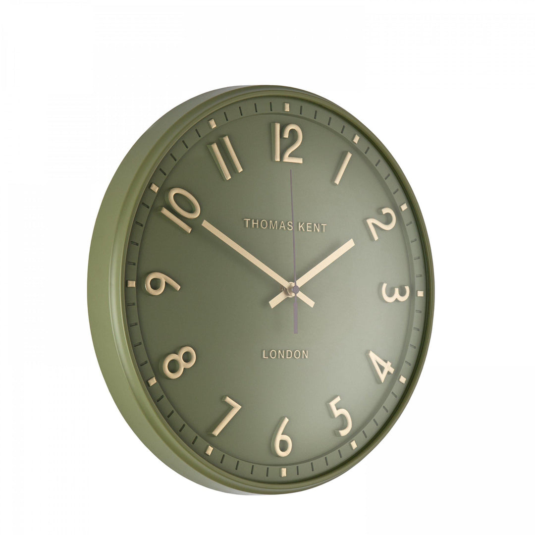 Thomas Kent London. Tresco Wall Clock 14" (36cm) Clover *NEW* - TheArtistsQuarter