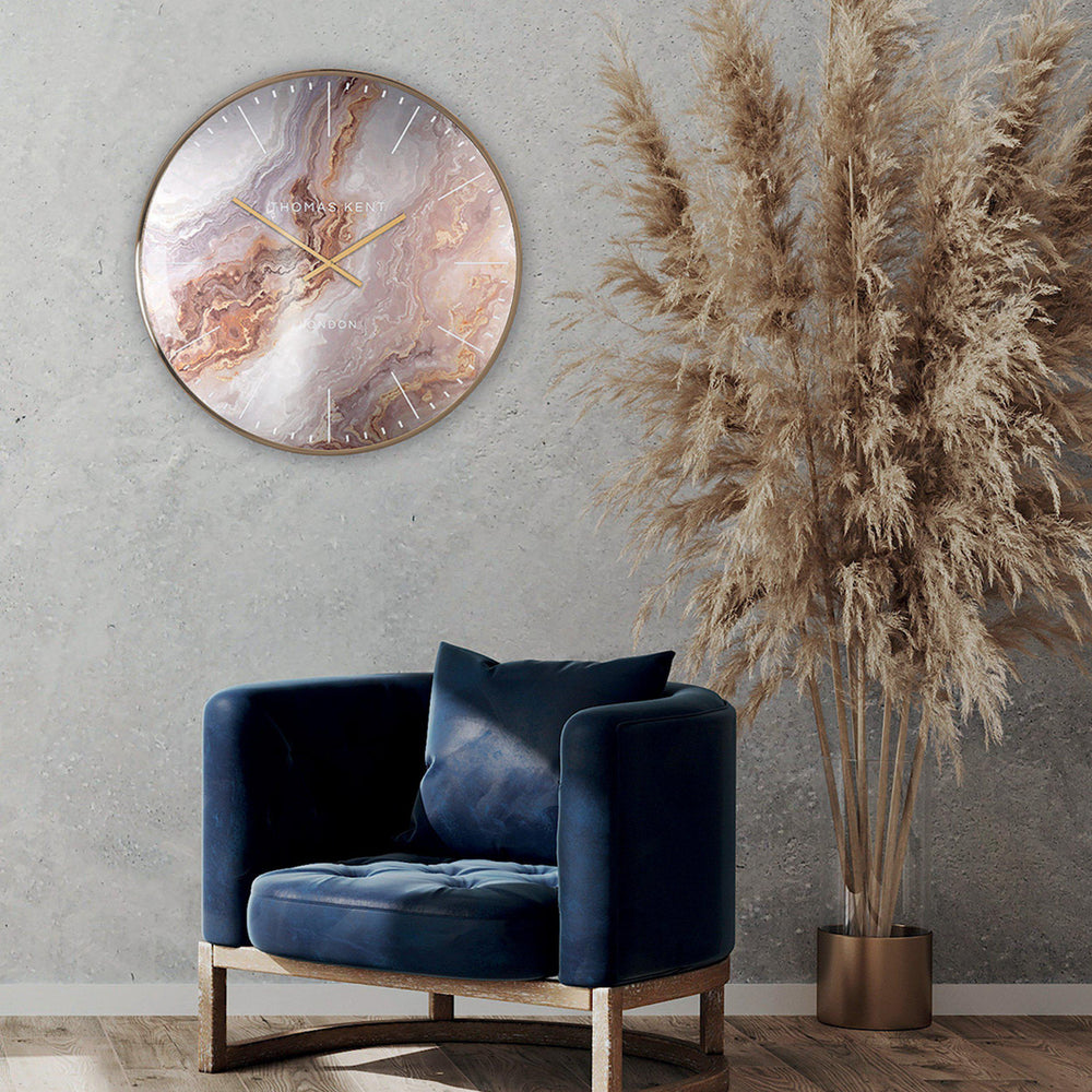 Thomas Kent London. Oyster Grand Wall Clock Bronze *PRE-ORDER DEL EARLY JULY* - TheArtistsQuarter