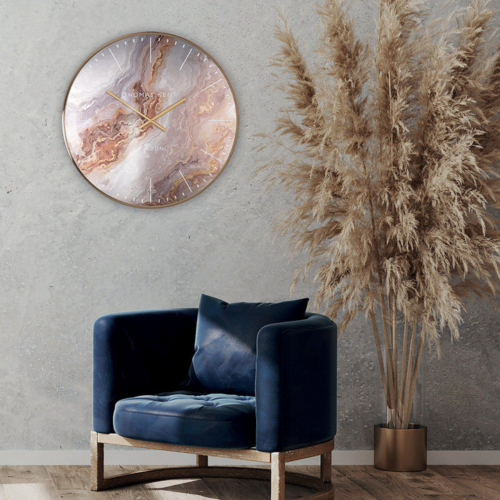 Thomas Kent London. Oyster Grand Wall Clock Bronze *PRE-ORDER DEL EARLY JULY* - TheArtistsQuarter