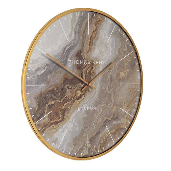 Thomas Kent London. Oyster Grand Wall Clock Bronze *PRE-ORDER DEL EARLY JULY* - TheArtistsQuarter