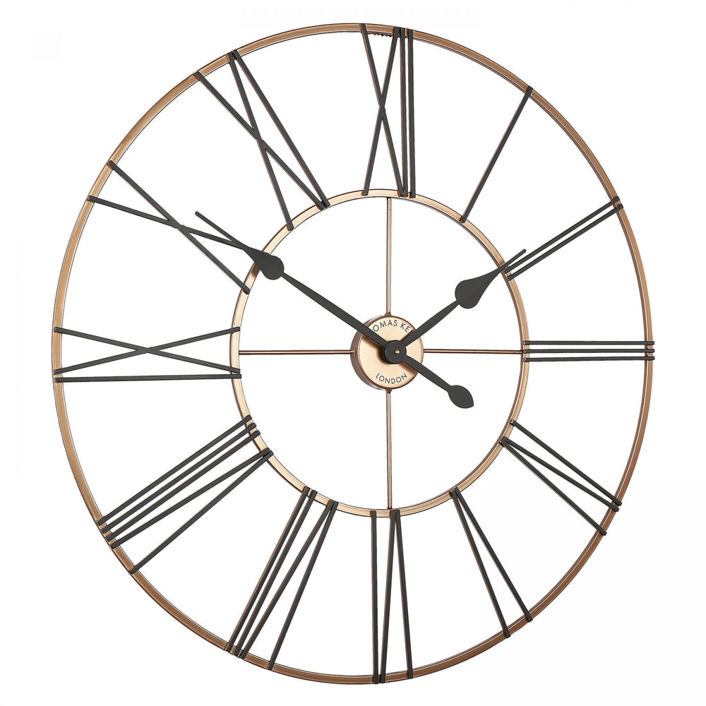 Thomas Kent London. Summer House Black & Copper Wall Clock Indoor/Outdoor *PRE-ORDER DEL MAY* - TheArtistsQuarter