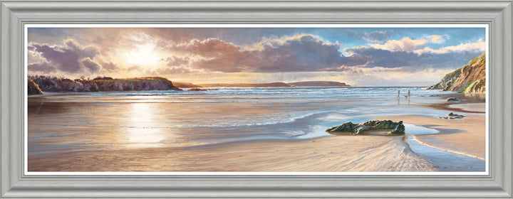 Walking The Dog At Dusk By Duncan Palmar - TheArtistsQuarter
