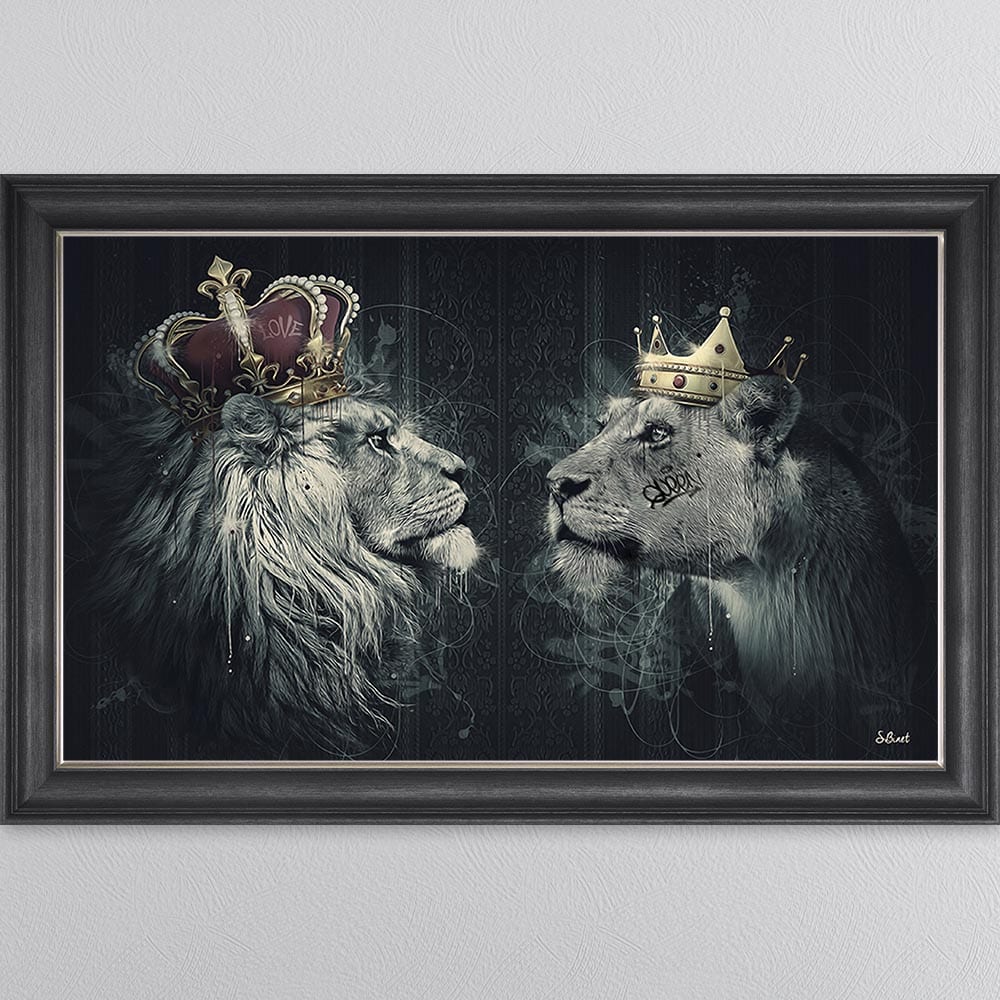 Lion Mafia King & Queen By Sylvain Binet - TheArtistsQuarter