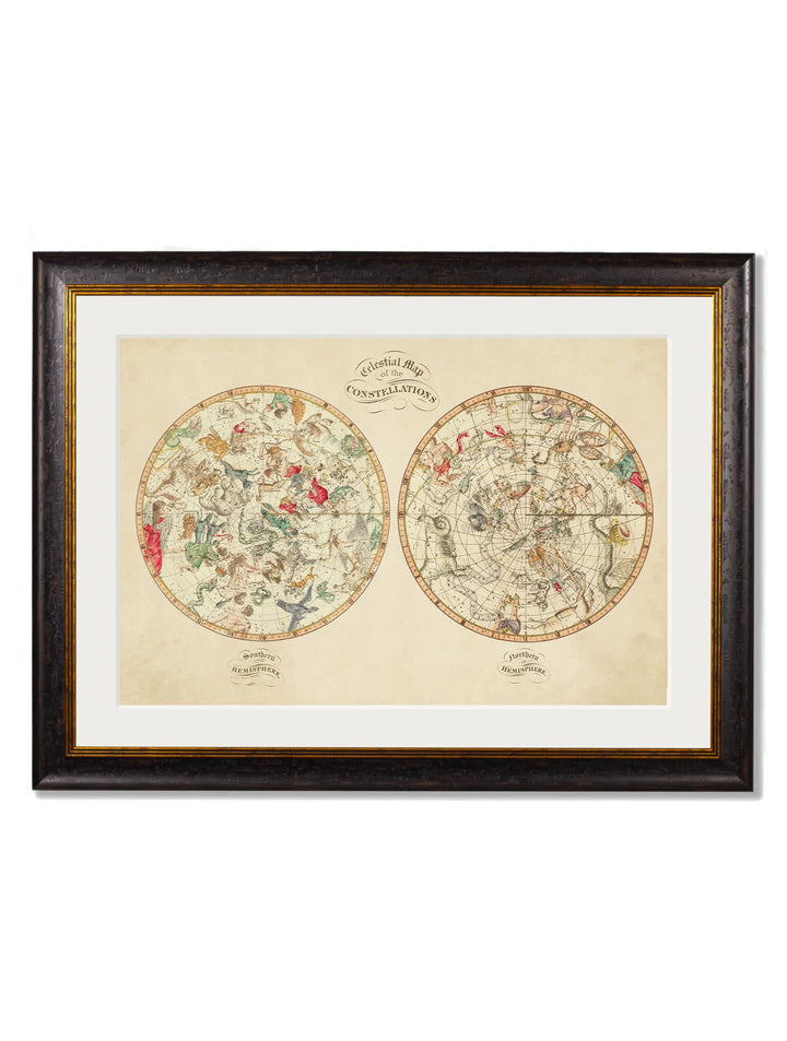 c.1820 Map of the Constellations - TheArtistsQuarter