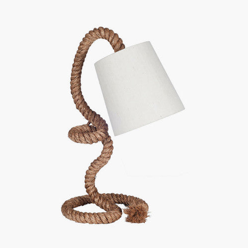 Martindale Rope and Jute Task Table Lamp - TheArtistsQuarter