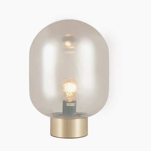 Caserta Lustre Glass Ball and Gold Table Lamp - TheArtistsQuarter