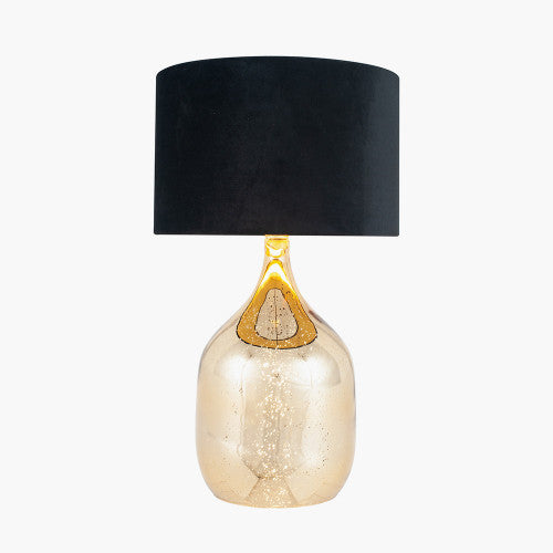 Stellar Champagne Gold Glass Dual Light Table lamp *IN STOCK* - TheArtistsQuarter