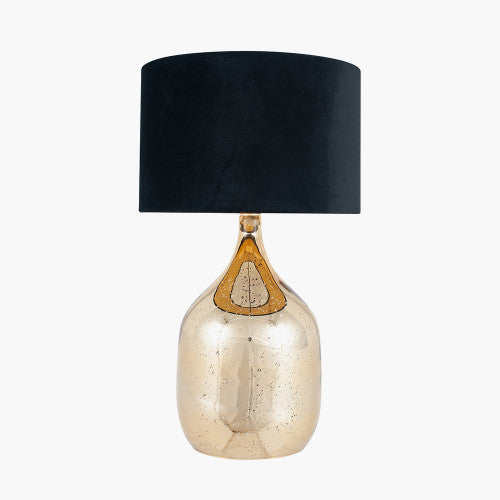 Stellar Champagne Gold Glass Dual Light Table lamp *IN STOCK* - TheArtistsQuarter