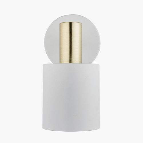 Biba White and Gold Retro Wall Light - TheArtistsQuarter