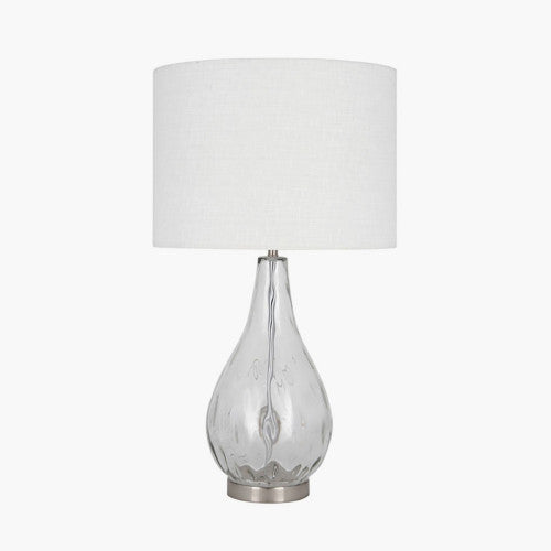 Charlotte Clear Glass Table Lamp - TheArtistsQuarter