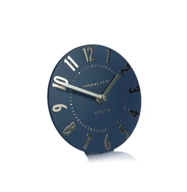 6" Mulberry Mantel Clock Midnight Blue - TheArtistsQuarter