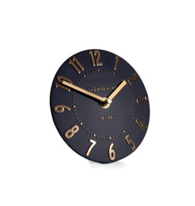 6" Mulberry Mantel Clock Onyx - TheArtistsQuarter