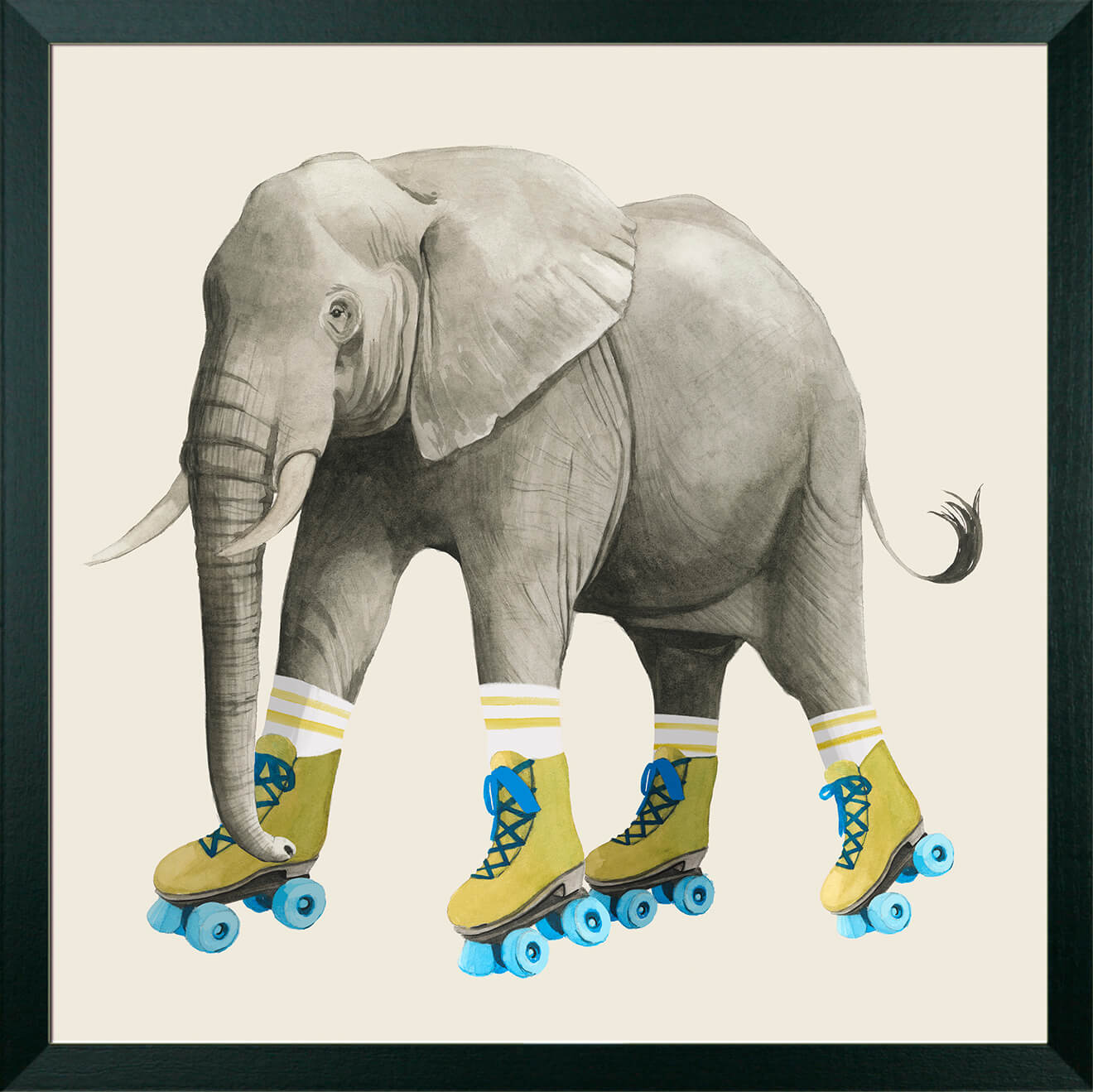 High Rollers III By Grace Popp Elephant - TheArtistsQuarter
