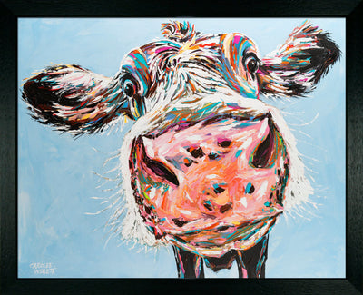 Funny Cow I By  Carolee Vitaleth - TheArtistsQuarter