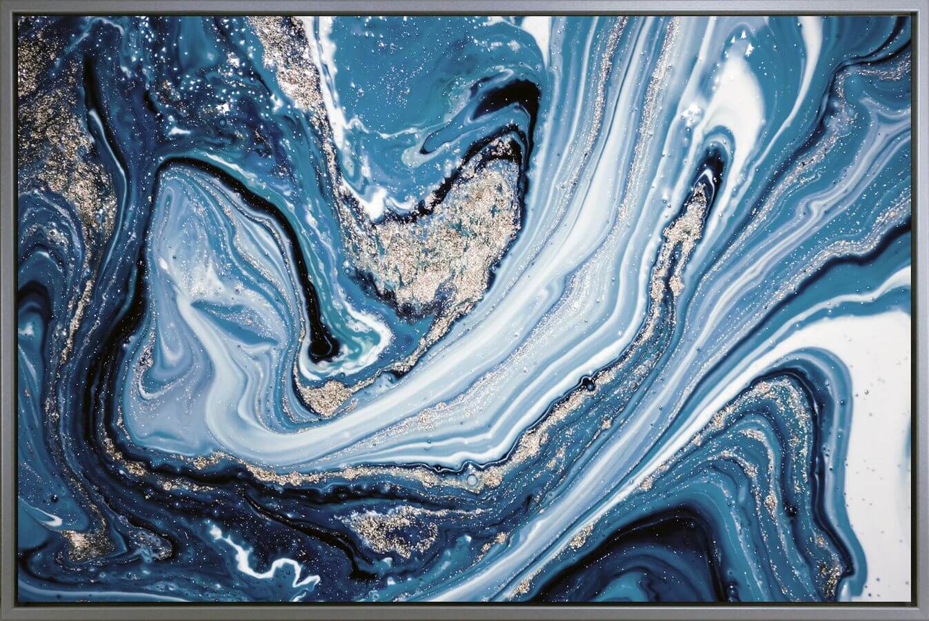 Blue Marble Swirl - TheArtistsQuarter