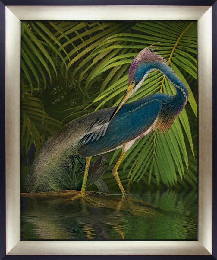 Jungled Water Bird I By Steve Hunziker - TheArtistsQuarter