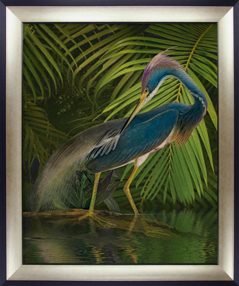 Jungled Water Bird I By Steve Hunziker - TheArtistsQuarter