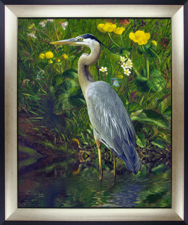 Jungled Water Bird III By Steve Hunziker - TheArtistsQuarter