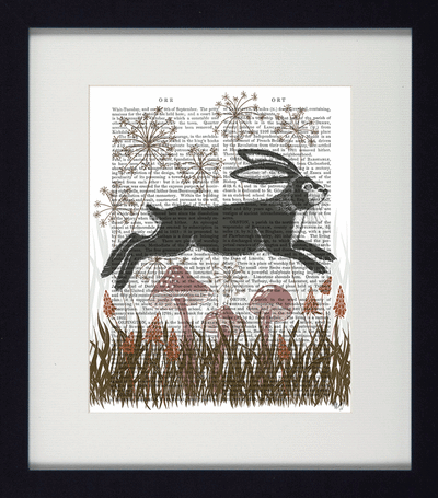 Country Animals VIII Hare - TheArtistsQuarter
