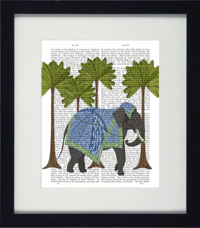 Jungle Animals VI Elephant - TheArtistsQuarter