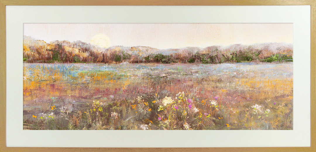 Meadow Moonrise By Katie Swatland - TheArtistsQuarter