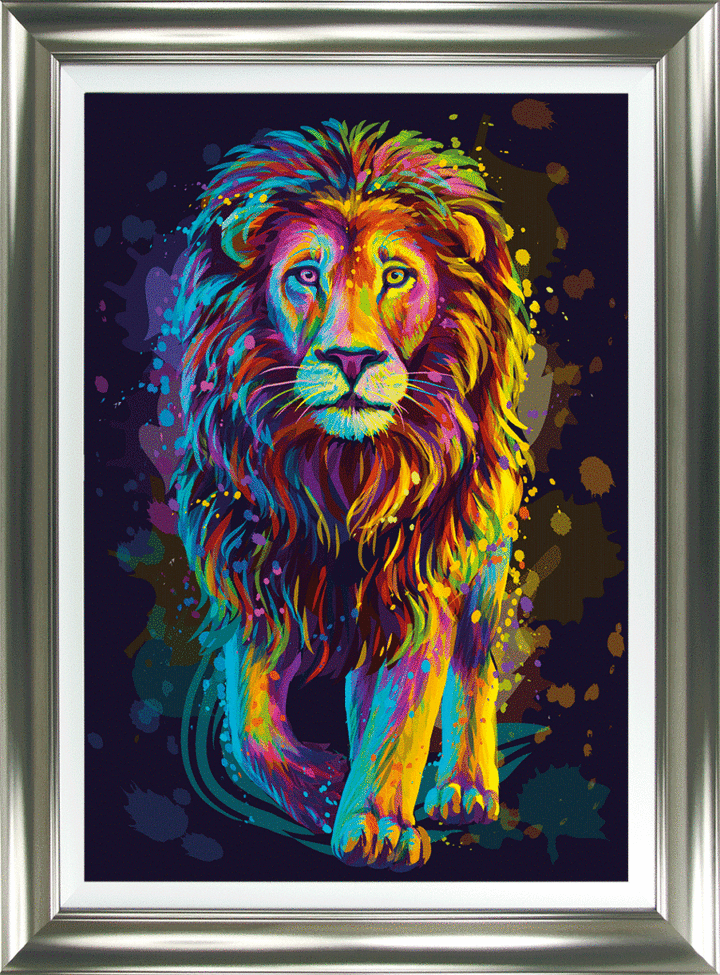 Neon Lion - TheArtistsQuarter