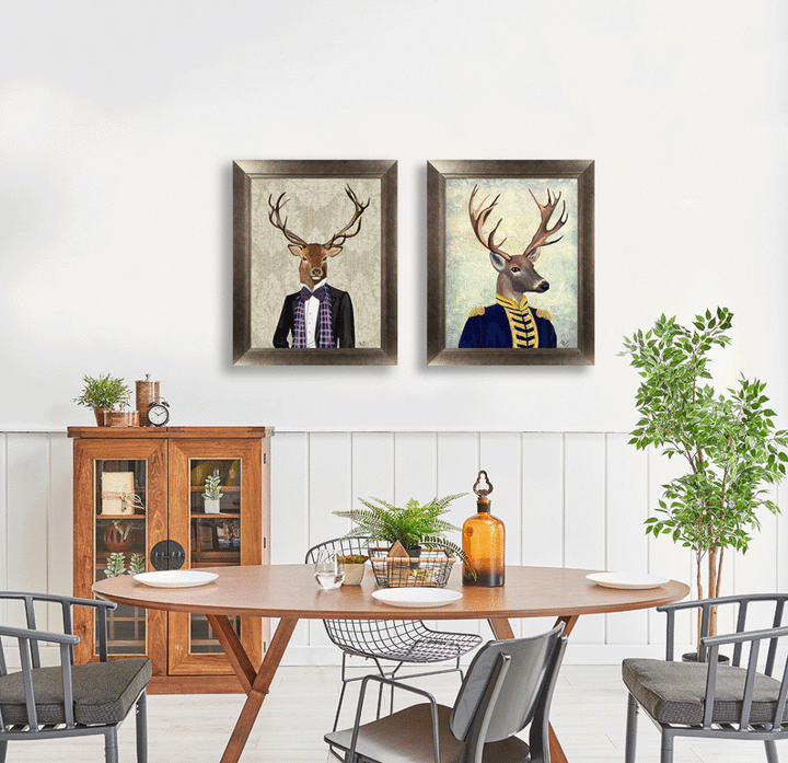 Gentleman Fox & Stag VI By Fab Funky - TheArtistsQuarter