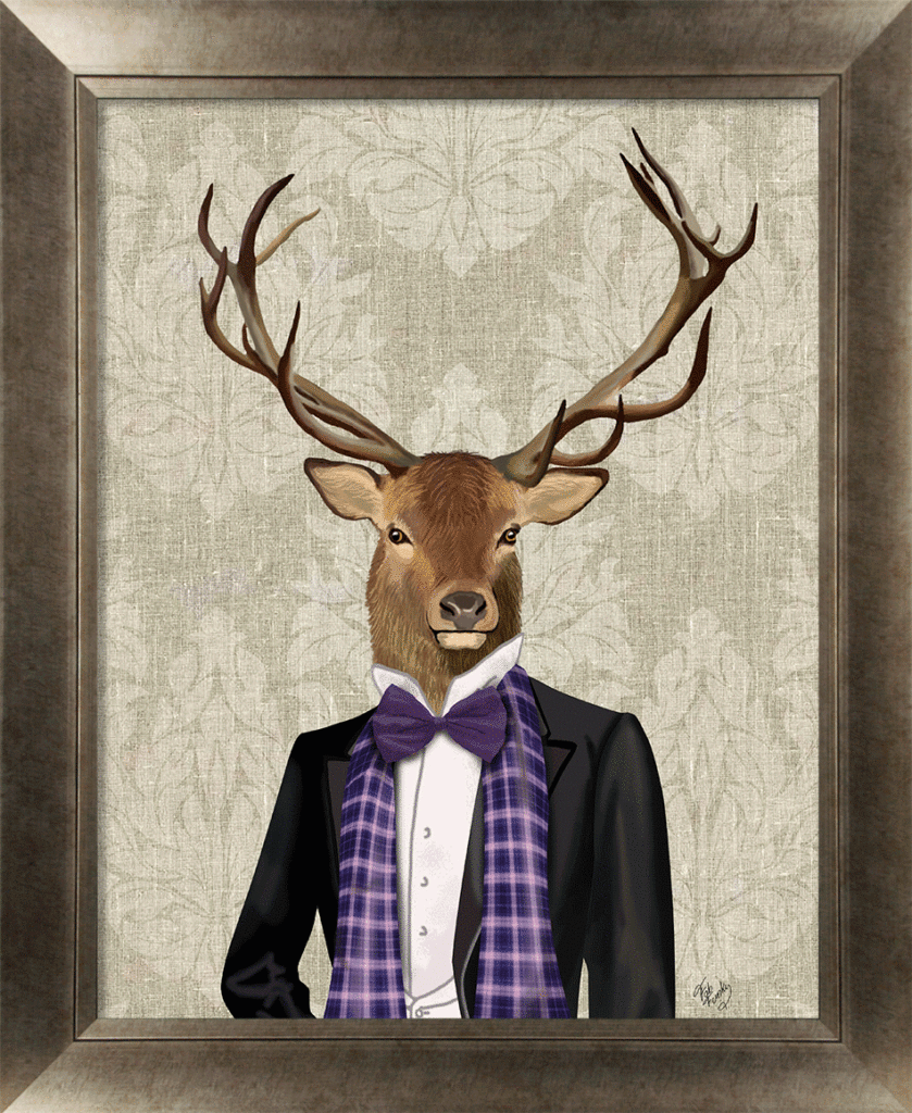 Gentleman Fox & Stag V By Fab Funky - TheArtistsQuarter