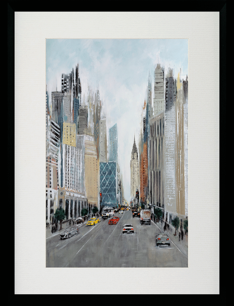 New York Vibe I By Aziz Kadmiri (Small) - TheArtistsQuarter