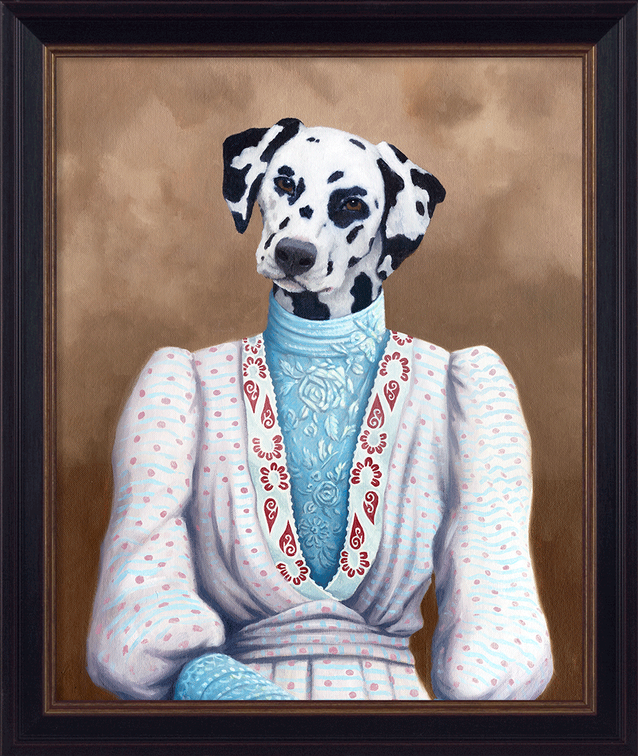 Lady Isabelle (Small) By Peter Annable Dalmatian - TheArtistsQuarter