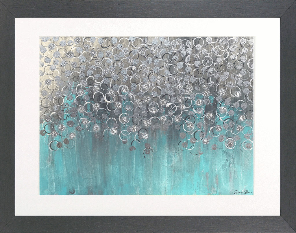 Raining on Aqua By Debra Bryan - TheArtistsQuarter