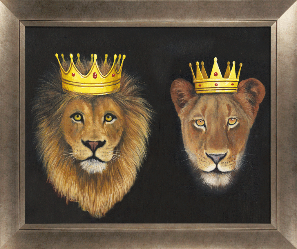 The Lion King & Queen By Peter Annable - TheArtistsQuarter