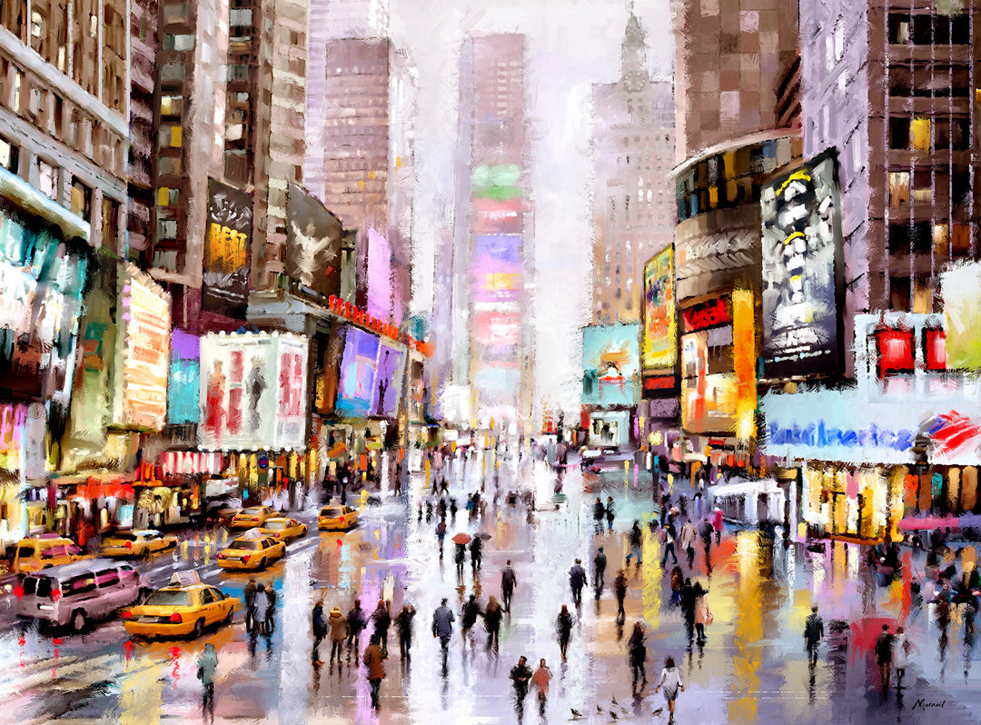 Times Square Canvas By Richard MacNeil *COLLECTION ONLY* - TheArtistsQuarter