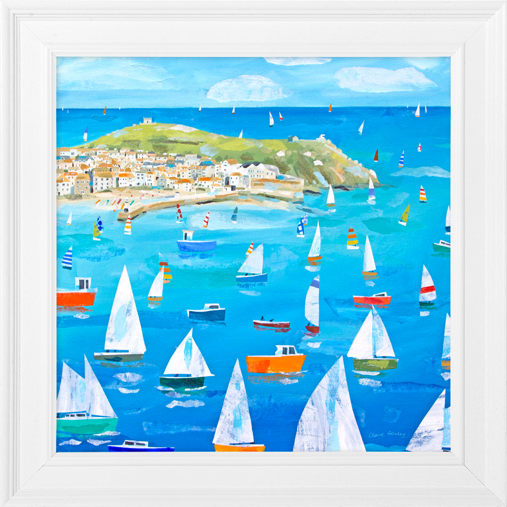 Sailing Around The Mount By Claire Henley - TheArtistsQuarter
