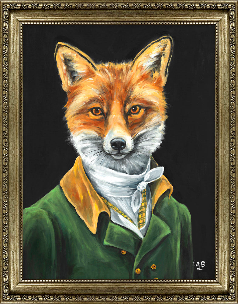 Dapper Fox (Small) By Louise Brown - TheArtistsQuarter