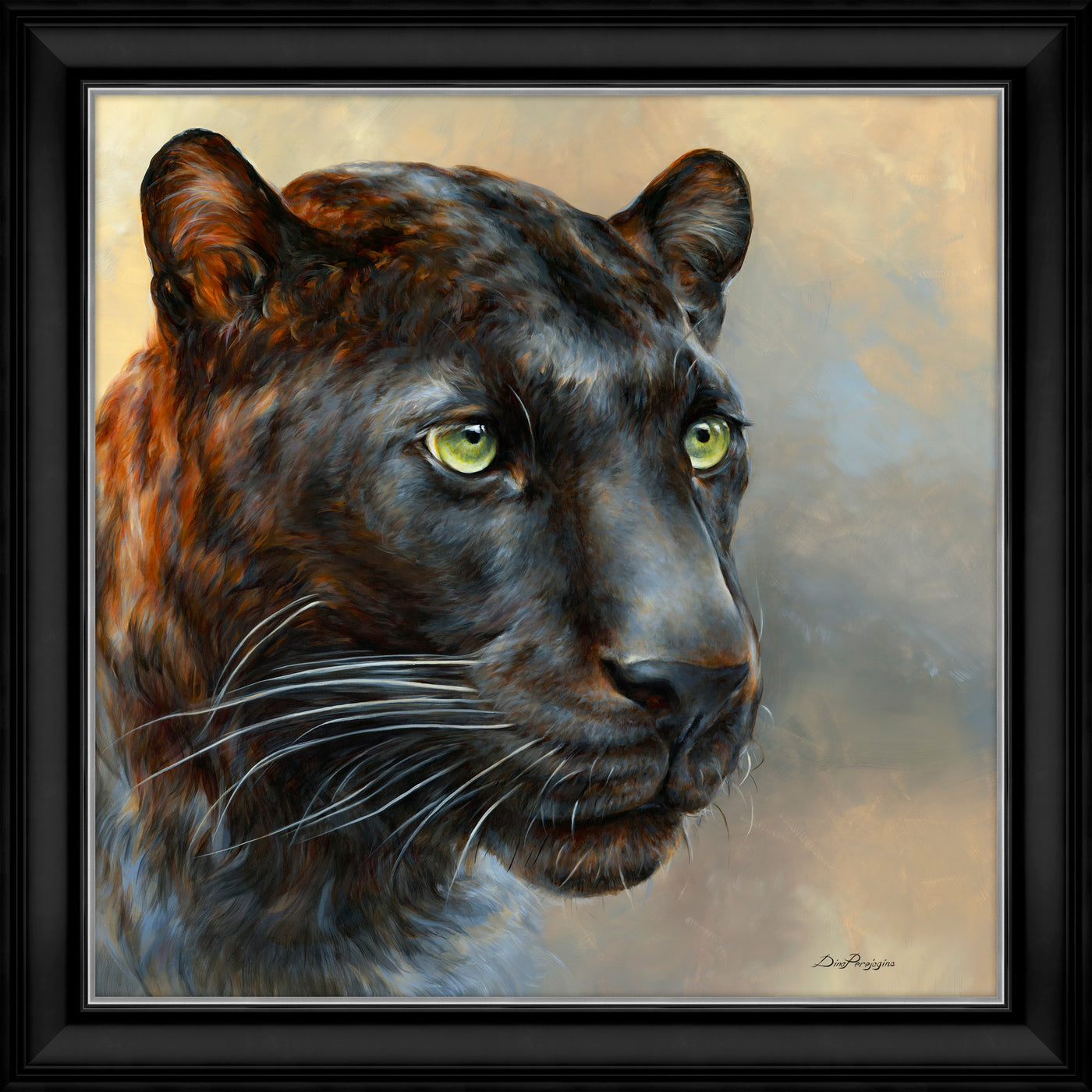 Jaguar Presence By Dina Perejogina *NEW* ** PLEASE NOTE-WE DO NOT DELIVER THIS ITEM-IT IS STRICTLY COLLECTION ONLY** - TheArtistsQuarter