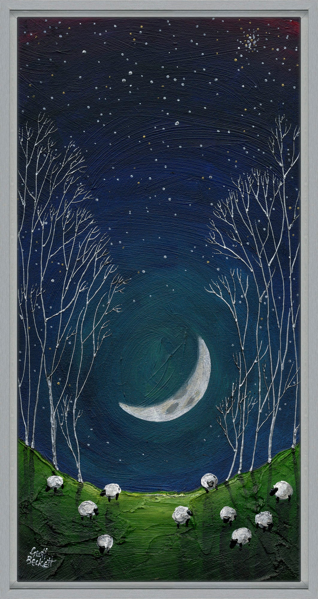 Gloaming Moon By Geoff Beckett *NEW* - TheArtistsQuarter