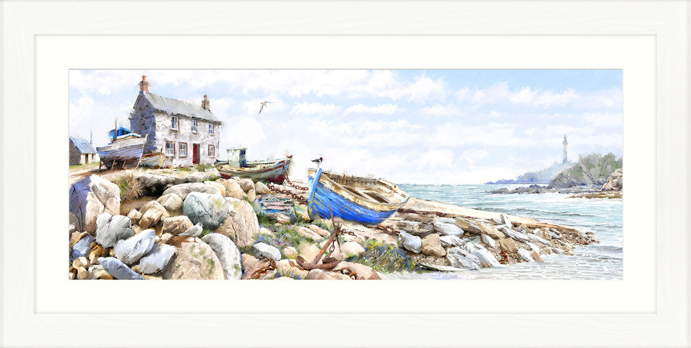 The Old Boatyard By Richard MacNeil *NEW* - TheArtistsQuarter