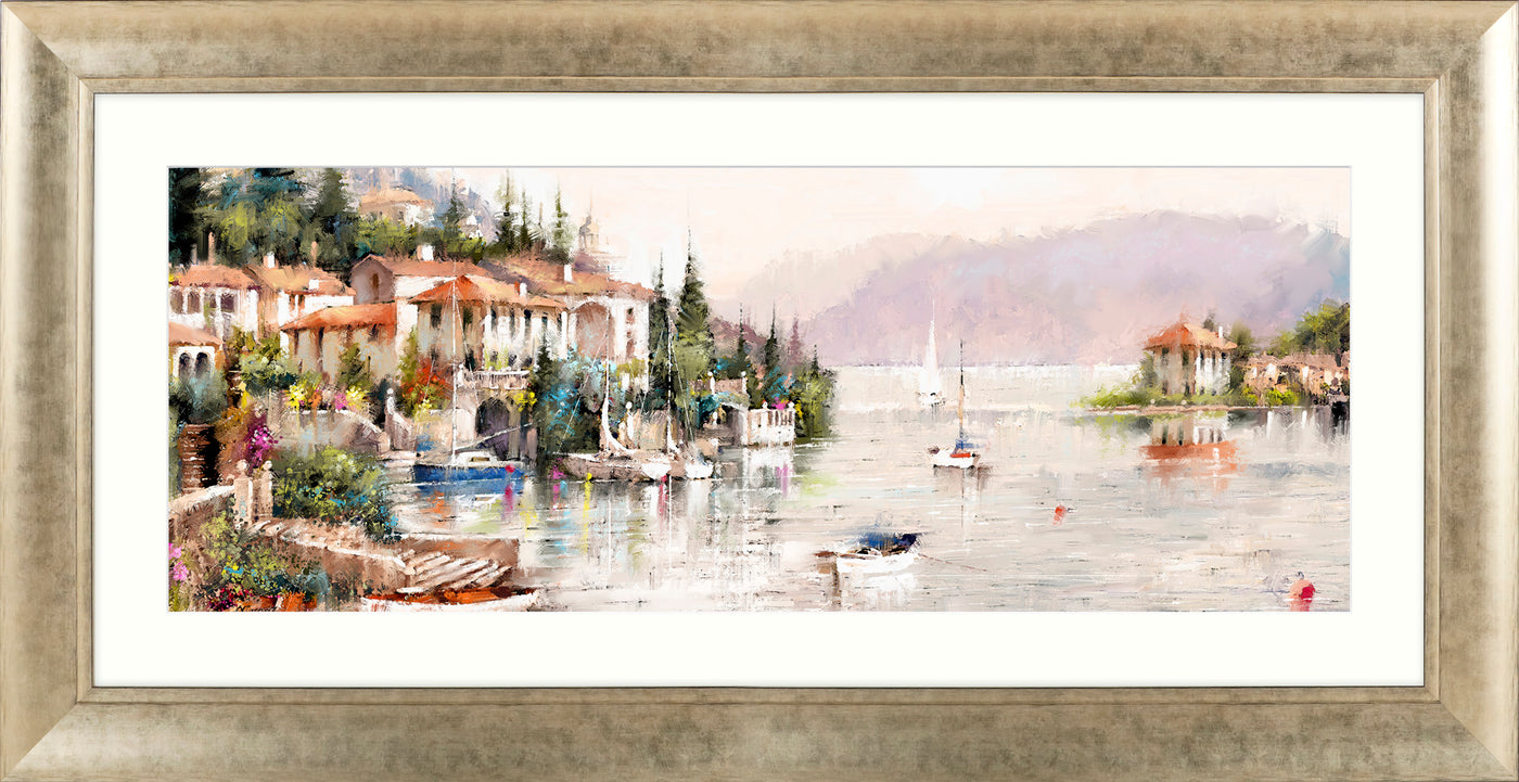 Italian Lake By Richard MacNeil *NEW* - TheArtistsQuarter