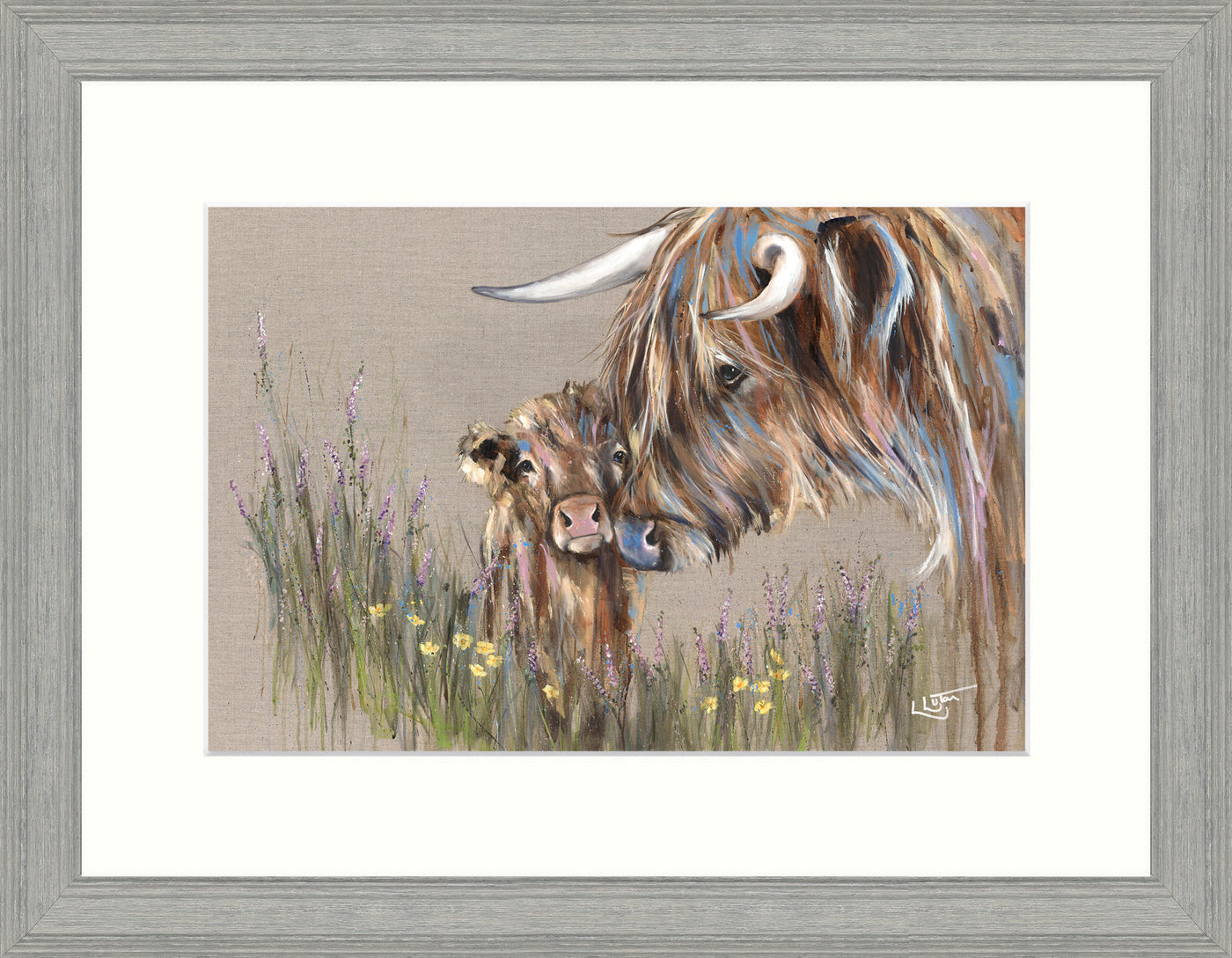 Heather & Buttercup (Small) By Louise Luton - TheArtistsQuarter