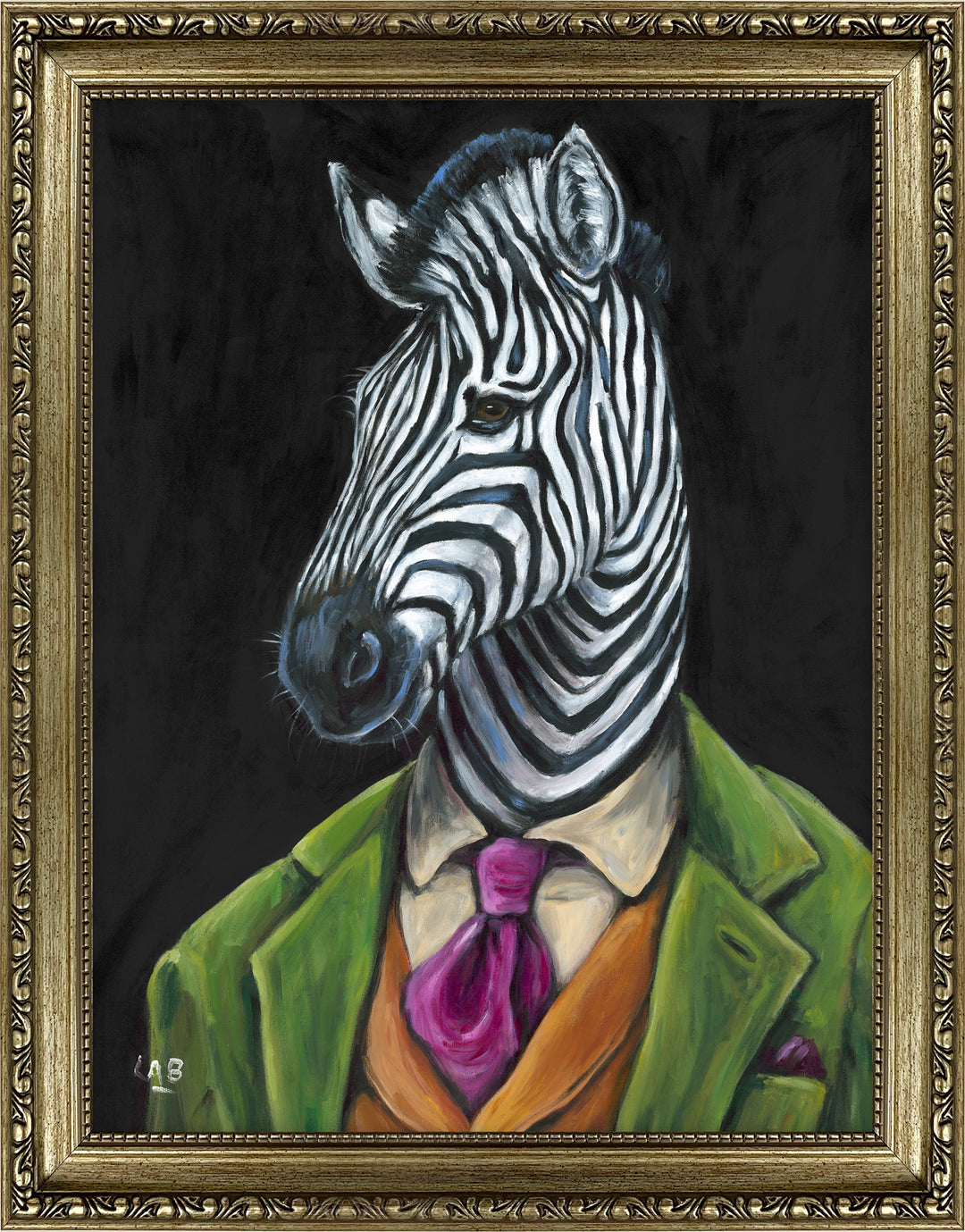 Zachariah Zebra (Small) By Louise Brown *EXCLUSIVE* - TheArtistsQuarter