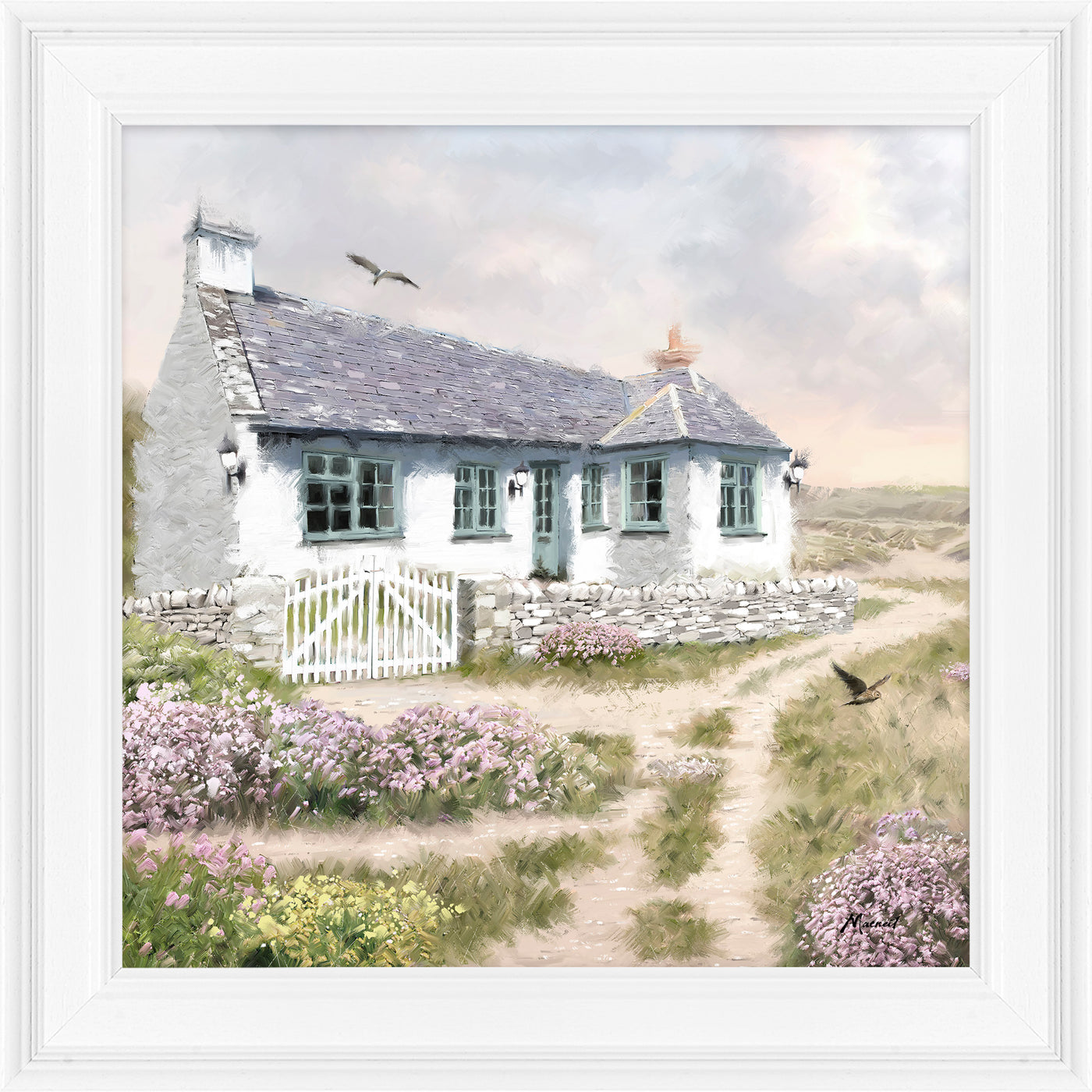 Sea View Cottage Detail II By Richard MacNeil - TheArtistsQuarter