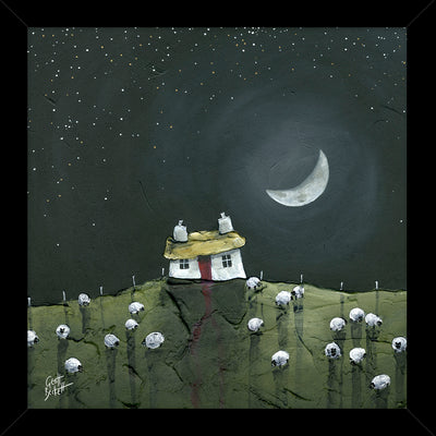 Moonlit Flock II Mini By Geoff Beckett - TheArtistsQuarter