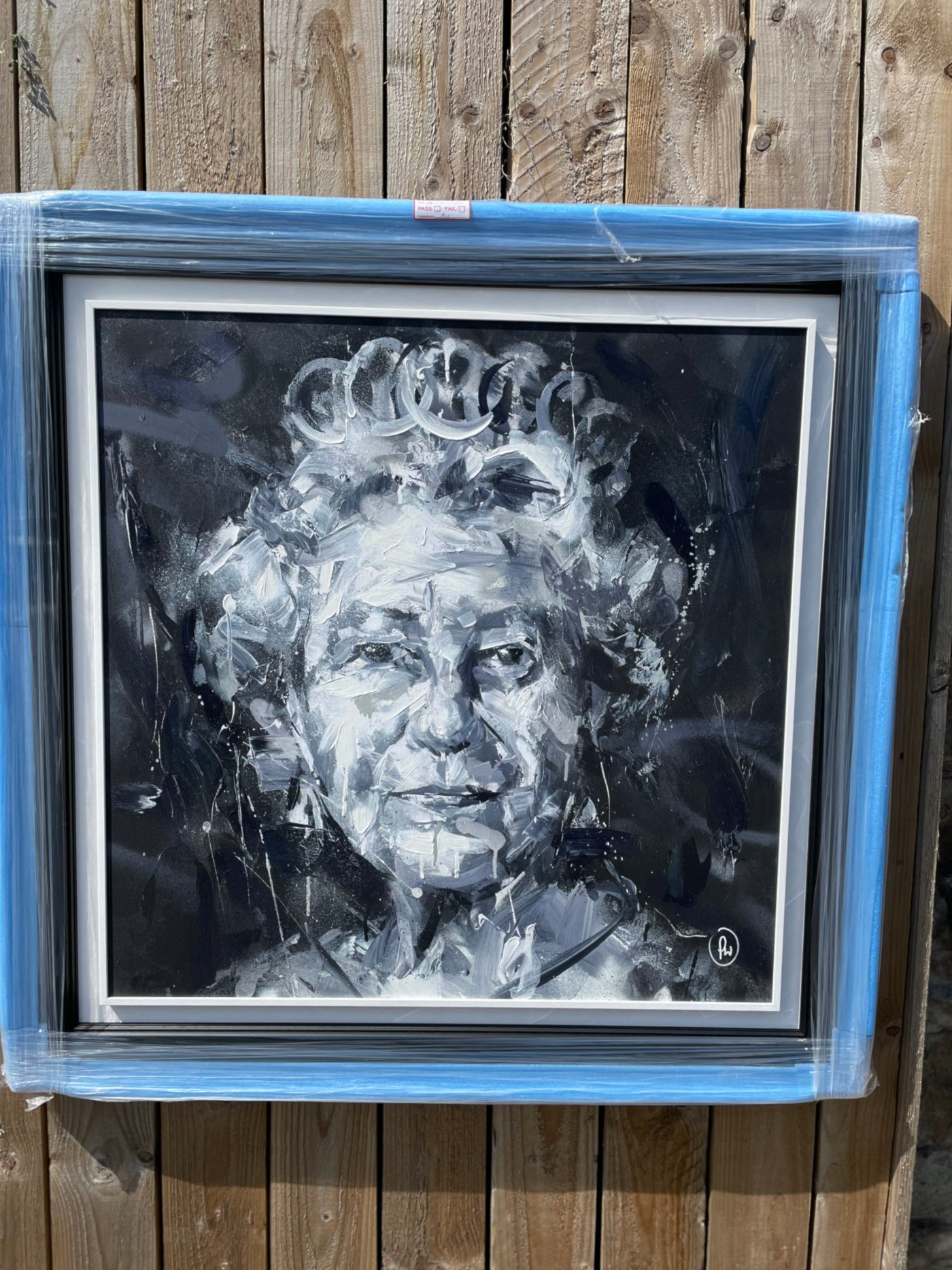 Her Majesty By Paul Wright (Hand Signed Limited Edition on Canvas) - TheArtistsQuarter