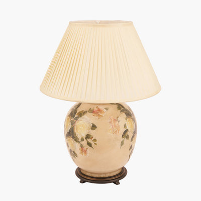 Jenny Worrall 42cm Classic Rose Large Glass Table Lamp Base - TheArtistsQuarter